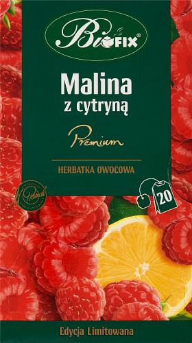 Bifix Premium Herbatka owocowa malina z cytryną 40 g (20 x 2 g)