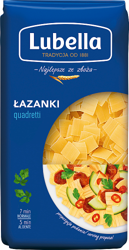 Lubella Makaron łazanki 400 g