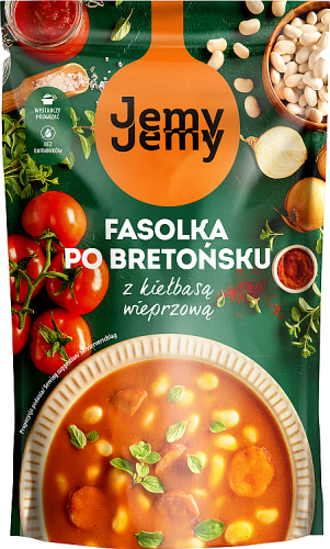 JemyJemy Fasolka po bretońsku z kiełbasą wieprzową 400 g