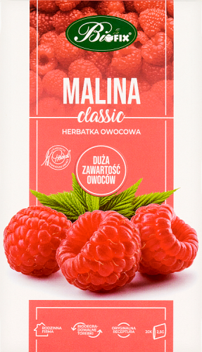 Bifix Classic Herbatka owocowa malina 50 g (20 x 2,5 g)