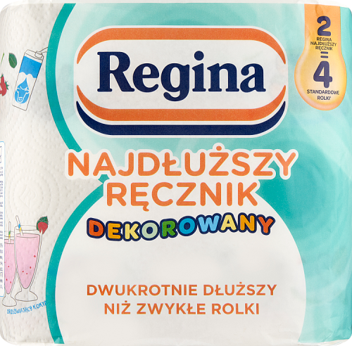 Regina Najdłuższy Ręcznik uniwersalny dekorowany 2 rolki