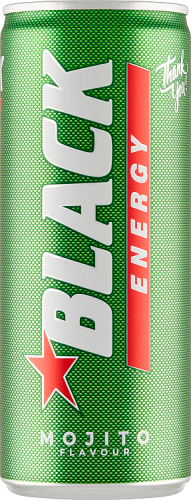 Black Energy Mojito Gazowany napój energetyzujący 250 ml