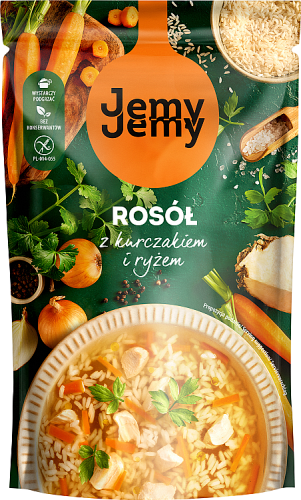 JemyJemy Rosołek z kurczakiem i ryżem 450 g