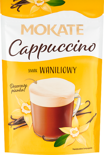 Mokate Cappuccino smak waniliowy 110 g