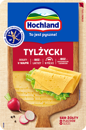 Hochland Ser żółty Tylżycki w plastrach 135 g