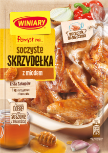 Winiary Pomysł na... Soczyste skrzydełka z miodem 28 g