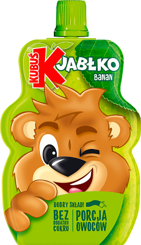 Kubuś Mus 100% jabłko banan 100 g