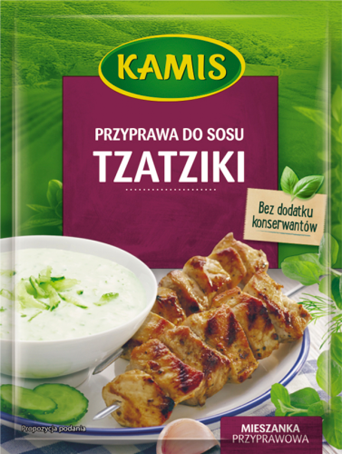 Kamis Kuchnie świata Przyprawa do sosu tzatziki Mieszanka przyprawowa 20 g