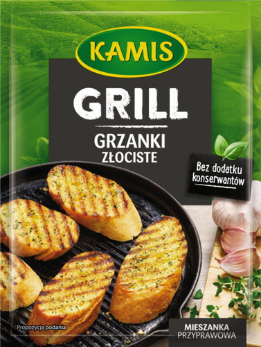 Kamis Grill Grzanki złociste Mieszanka przyprawowa 15 g