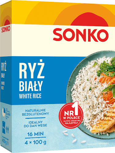 Sonko Ryż biały 400 g (4 x 100 g)