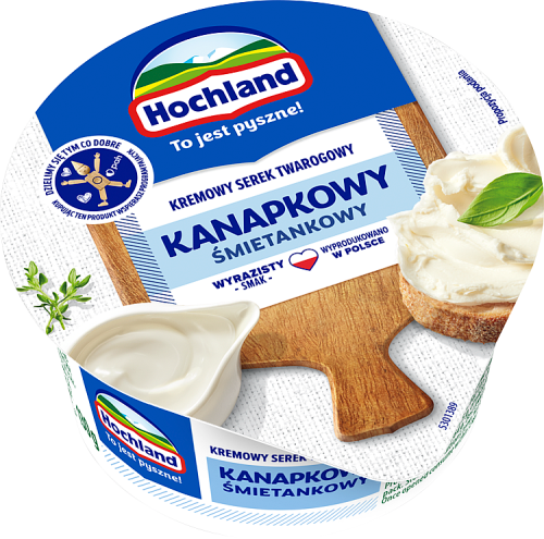 Hochland Kanapkowy serek kremowy śmietankowy 130 g