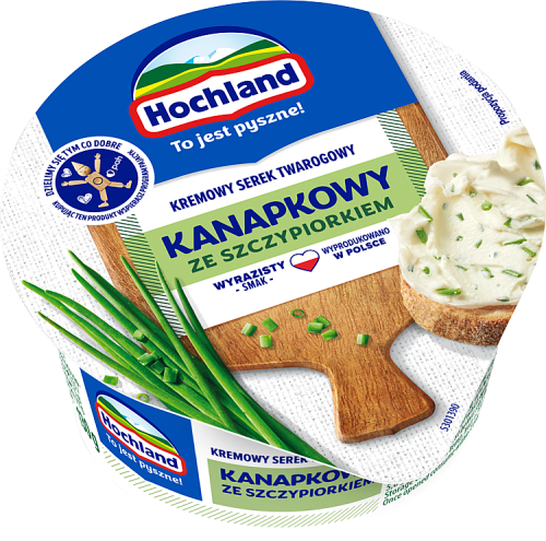 Hochland Kanapkowy serek kremowy ze szczypiorkiem 130 g