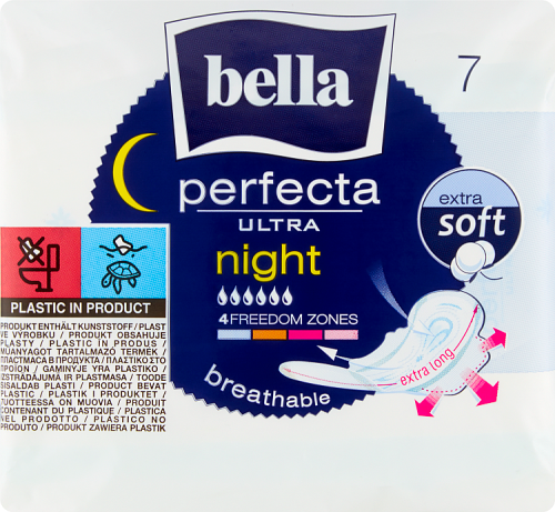 Bella Perfecta Ultra Night Extra Soft Podpaski higieniczne 7 sztuk