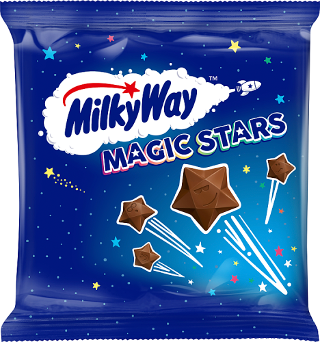 Milky Way Magic Stars Gwiazdki z puszystej mlecznej czekolady 33 g
