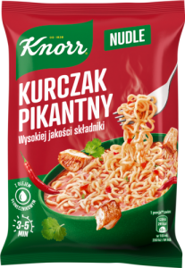 Knorr Nudle Zupa danie kurczak pikantny 63 g