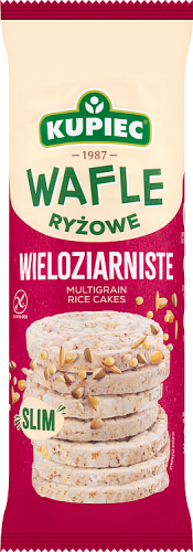 Kupiec Slim Wafle ryżowe wieloziarniste 90 g (18 sztuk)