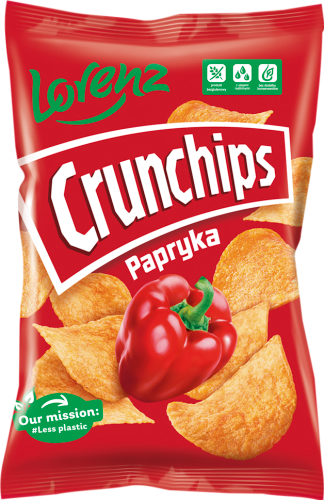 Crunchips Chipsy ziemniaczane o smaku papryka 140 g