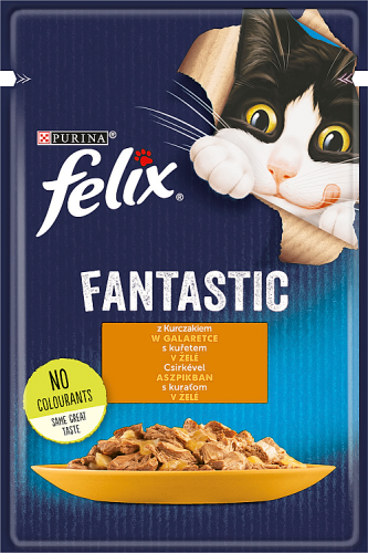 Felix Fantastic Karma dla kotów kurczak w galaretce 85 g