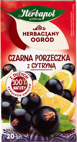 Herbapol Herbaciany Ogród Herbatka owocowo-ziołowa czarna porzeczka z cytryną 54 g (20 x 2,7 g)