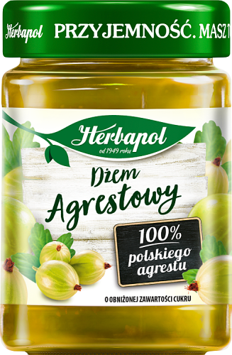 Herbapol Dżem agrestowy o obniżonej zawartości cukru 280 g