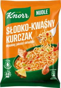Knorr Nudle Zupa danie słodko-kwaśny kurczak 65 g