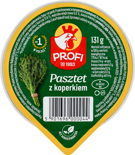 Profi Pasztet z koperkiem 131 g