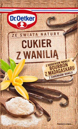 Dr. Oetker Ze świata natury Cukier z wanilią 12 g