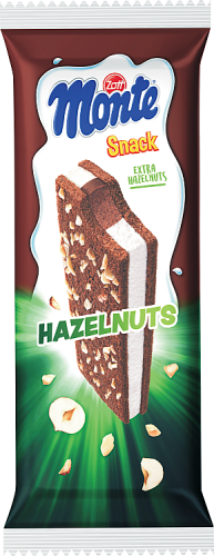 Zott Monte Hazelnuts Ciastko z kremem mlecznym 29 g