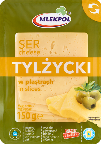 Mlekpol Ser tylżycki w plastrach 150 g