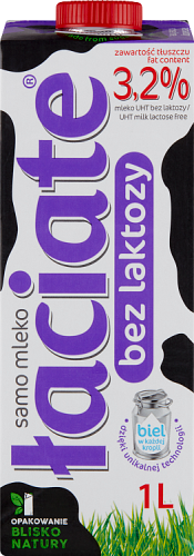 Łaciate Mleko UHT bez laktozy 3,2 % 1 l