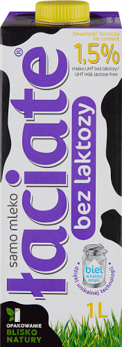 Łaciate Mleko UHT bez laktozy 1,5 % 1 l