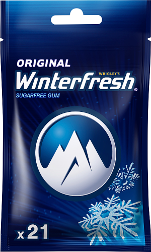 Winterfresh Original Bezcukrowa guma do żucia 29 g (21 sztuk)
