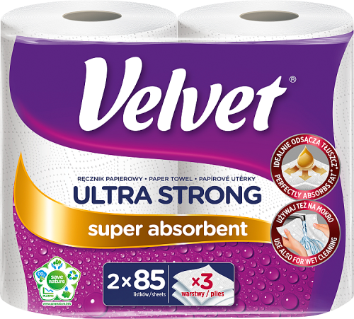 Velvet Ultra Strong Ręcznik papierowy 2 rolki