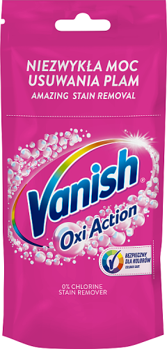 Vanish Oxi Action Odplamiacz do tkanin w płynie 100 ml
