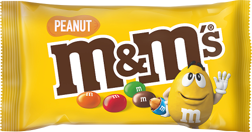 M&amp;M's Peanut Orzeszki ziemne oblane czekoladą w kolorowych skorupkach 45 g
