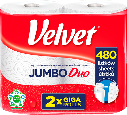 Velvet Jumbo Duo Ręcznik papierowy 2 rolki