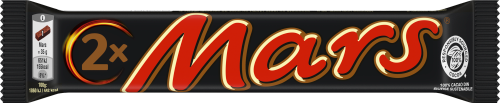 Mars Nugatowe nadzienie oblane karmelem i mleczną czekoladą 70 g (2 x 35 g)