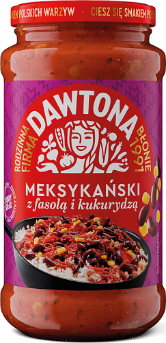 Dawtona Sos meksykański z fasolą i kukurydzą 520 g