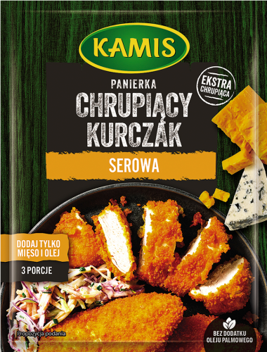 Kamis Panierka chrupiący kurczak serowa 70 g