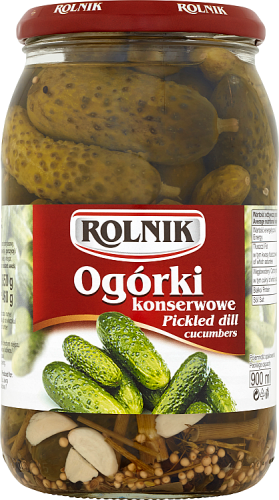 Rolnik Ogórki konserwowe 850 g