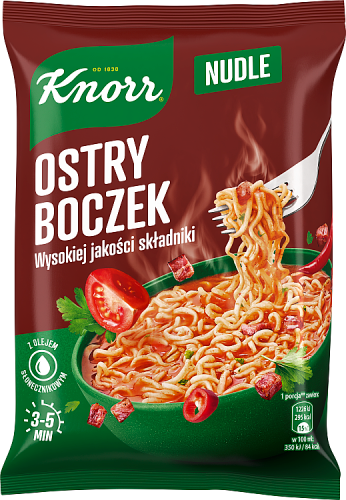 Knorr Nudle Zupa-danie ostry boczek 63 g