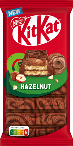 KitKat Hazelnut Paluszki waflowe w mlecznej czekoladzie 99 g (3 sztuki)