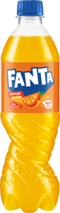 Fanta Napój gazowany o smaku pomarańczowym 500 ml