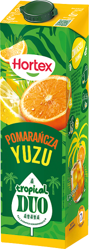 Hortex Tropical Duo Napój wieloowocowy pomarańcza yuzu 1 l