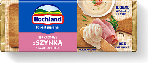 Hochland Ser kremowy z szynką 90 g