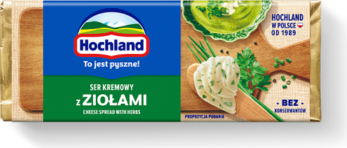 Hochland Ser kremowy z ziołami 90 g