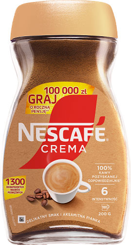 Nescafé Crema Kawa rozpuszczalna 200 g