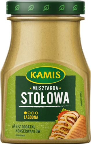 Kamis Musztarda stołowa 185 g
