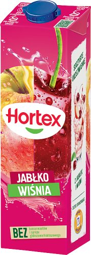 Hortex Napój jabłko wiśnia 1 l