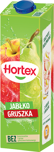 Hortex Napój jabłko gruszka 1 l